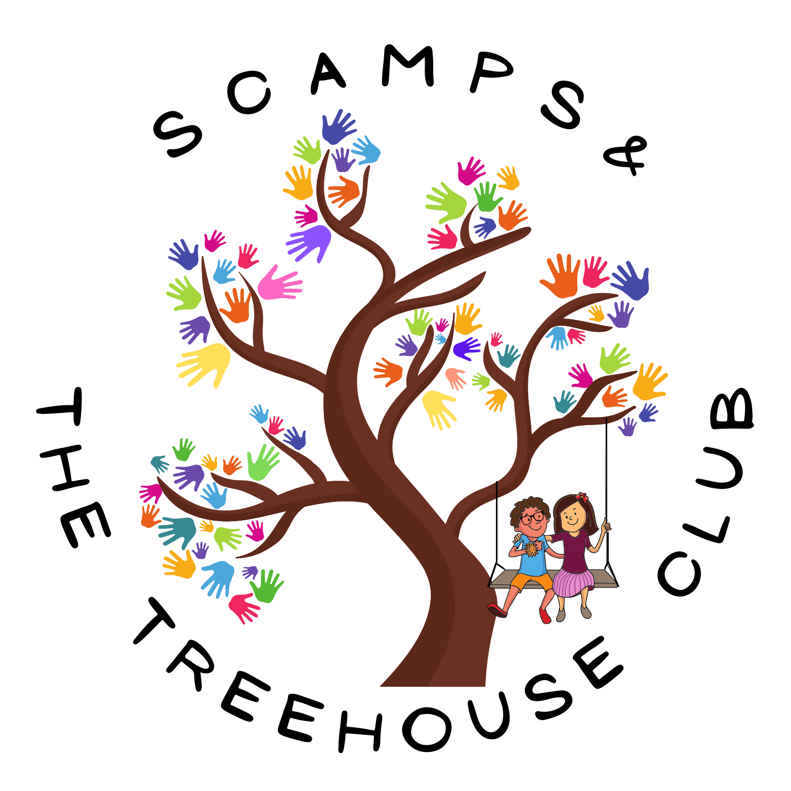 Scamps Pre-School logo — website design client of SD Virtual Solutions
