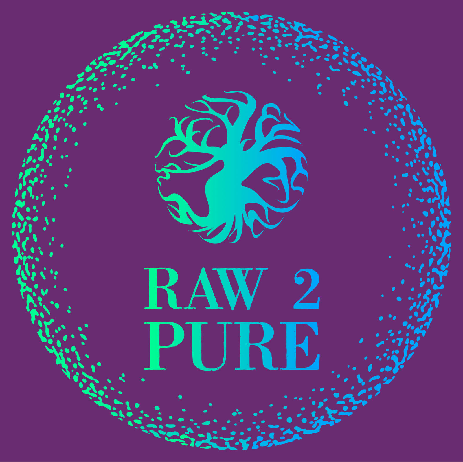 Raw2Pure logo — holistic wellness e-commerce client of SD Virtual Solutions